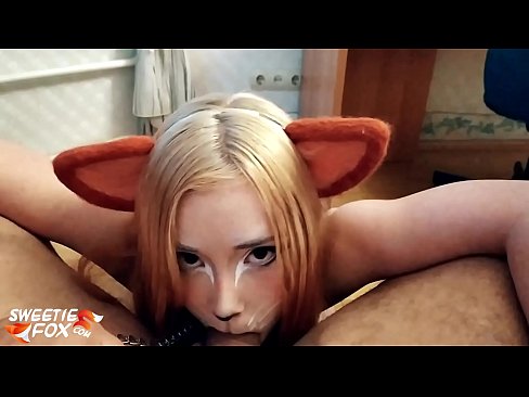 ❤️ Kitsune loro dick na kụkọba n'ọnụ ya ❤️❌ Ihe gba ọtọ ☑